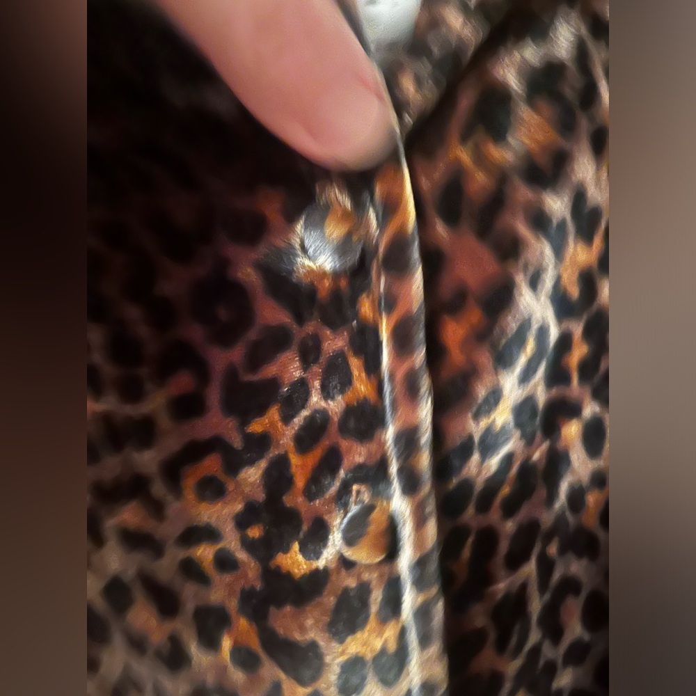 NWT SOFT SURROUNDINGS Silk Velvet Poets Leopard Tunic XLP - Picture 4 of 11